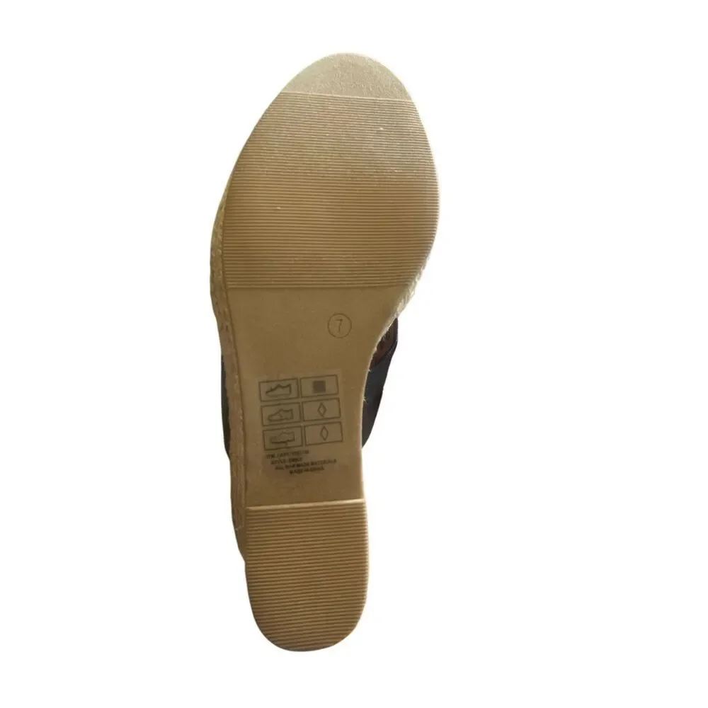 Draper James Emily sandal wedge sz 7